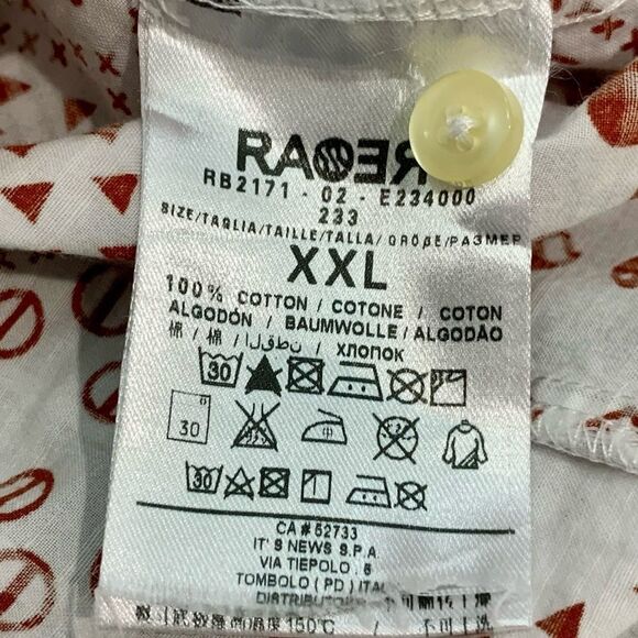 Raen (Italian) Geometric Print L/S Shirt. - Picture 8 of 10